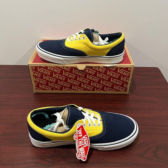 Vans Era ComfyCush, VN0A3WM9VNO, Blue & Yellow - Picture 12 of 12